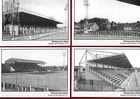 4 Postcards of Queen of the South FC ground Newlands Photographic