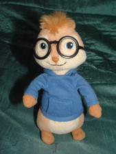 ALVIN AND THE CHIPMUNK SMALL SIMON  CHIPMUNK PLUSH BEANIE SOFT TOY 2012 (x)