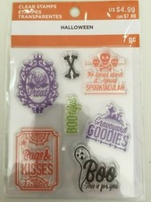 Tricks Clear Stamps by Recollections Halloween 662004 New
