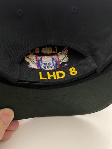 U S NAVY CAP "USS MAKIN ISLAND " LHD-8 - Picture 2 of 5