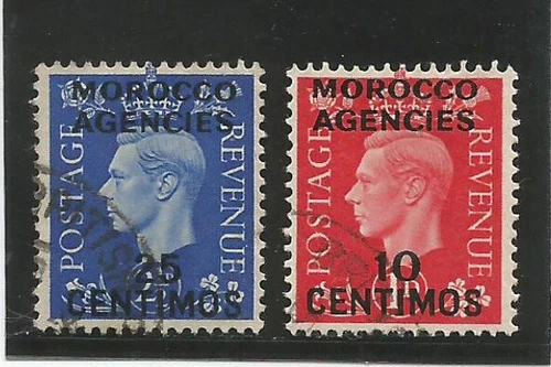 BRITISH OFFICES IN MOROCCO 2 values used