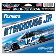 Ricky Stenhouse Jr 2018 Wincraft 17 Fastenal 4.5x5.5 Multi Use Decal FREE SHIP