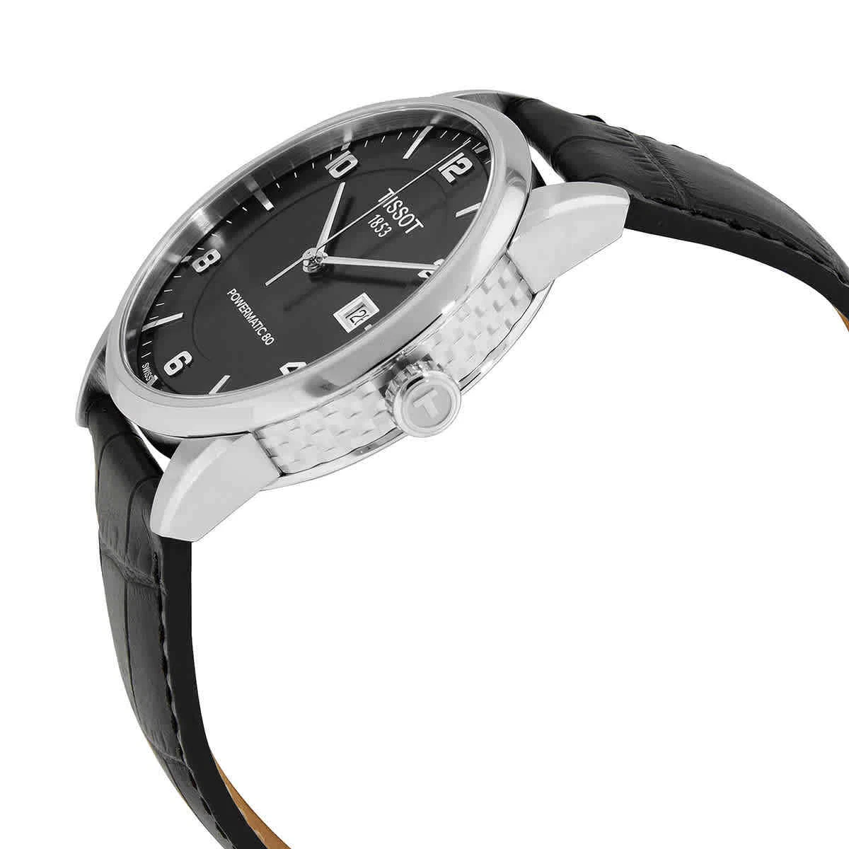 Luxury automatic black dial men's deals watch