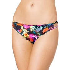 Bar III MULTI Painted Posies Hipster Floral Print Swim Bottom, US X-Large NWT 4