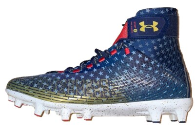 Under Armour Football Cleats Mens 11 Highlight MC LE USA Red  display picture 1
