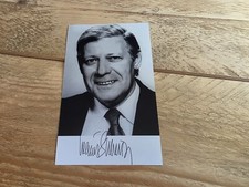 HELMUT SCHMIDT Repro-Autogramm -ca. 10x17 - (858)