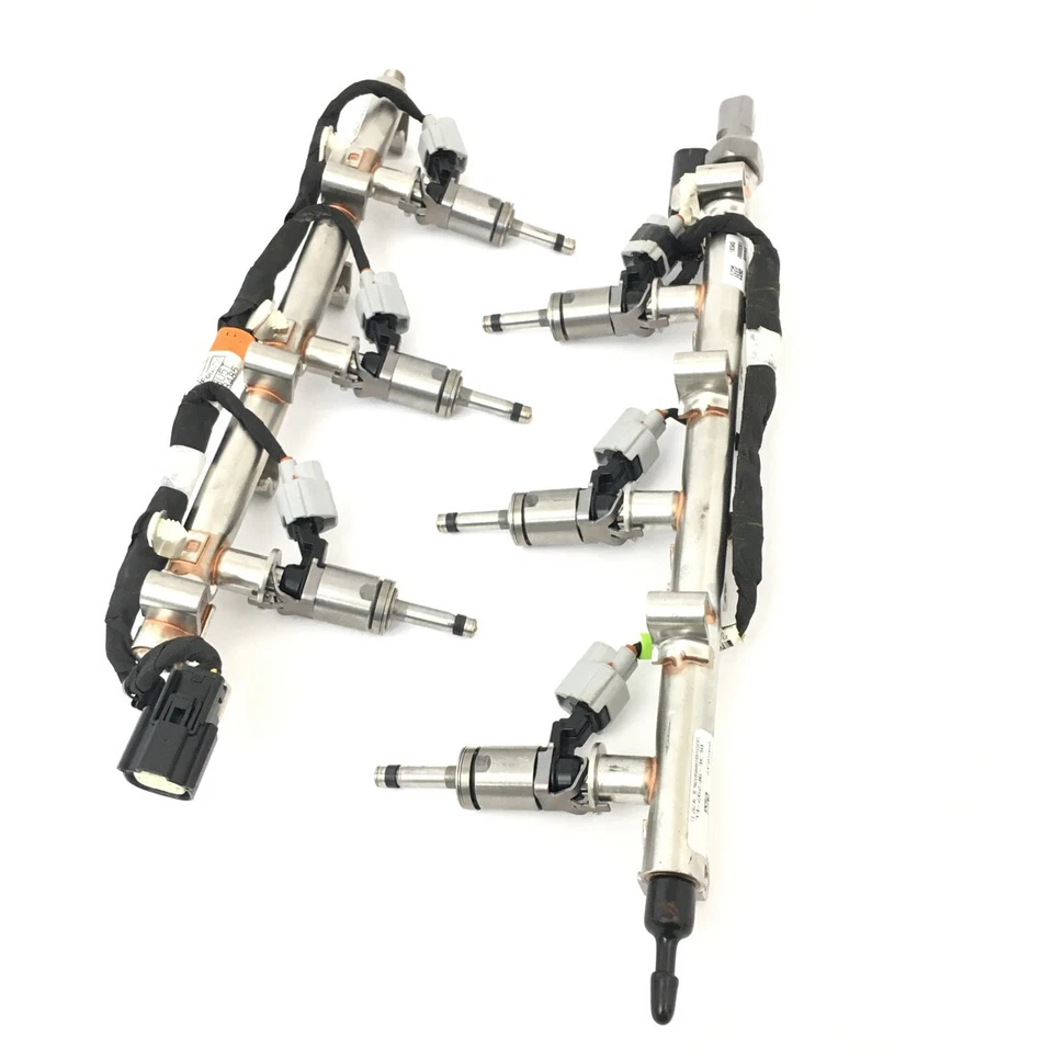 Conjunto e inyector de riel de inyector de combustible genuino Ford 3,5 L Turbo EcoBoost (6)  Foto 3 de 4