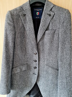 CAVALLARO NAPOLI  Blazer Damen CECINA Gr. DE 40 grau melliert Business neuwertig