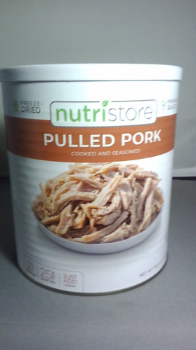 1 Can- Nutristore Freeze PULLED PORK | Pre-Cooked Meat for Camping