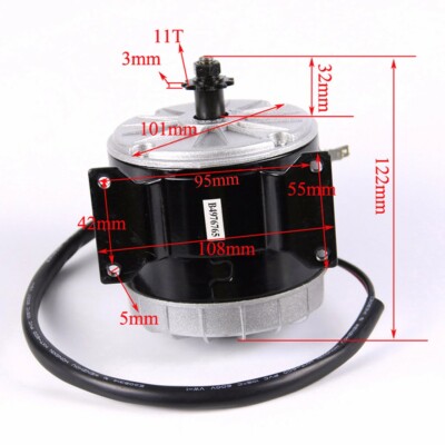 UNITE MOTOR MY1016 Bürste Elektromotor 36v 350w für Fahrrad Roller ATV UNITE MOTOR MY1016 Bürste Elektromotor 36v 350w für Fahrrad Roller ATV