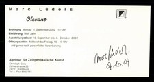 Marc Lüders Bildender Künstler Original Sig...
