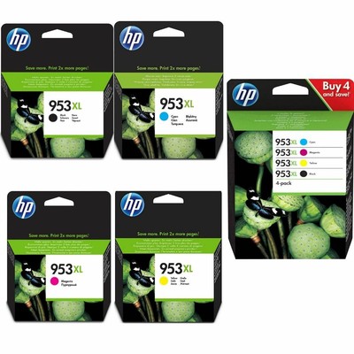 Genuine HP 953XL Ink Cartridges For HP OfficeJet Pro 7720 7730 Lot | eBay