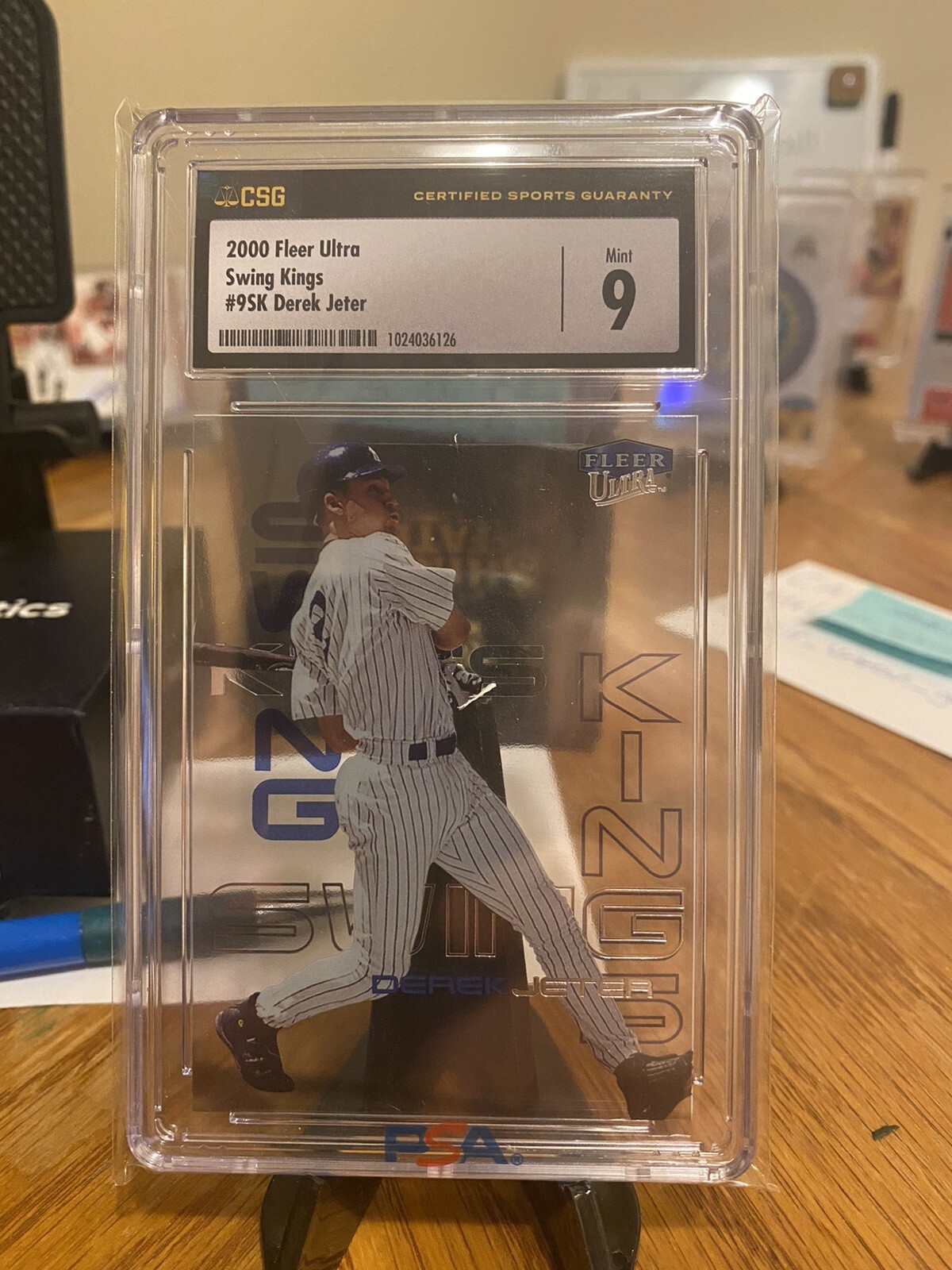 2000 Fleer Ultra Swing Kings Derek Jeter #9SK CSG 9
