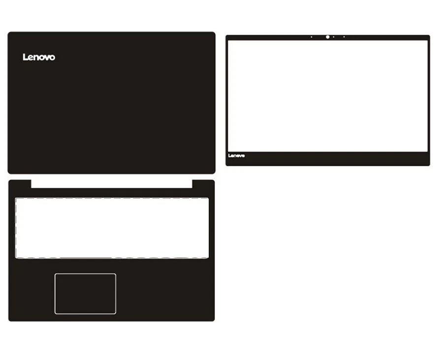 Dazzle Laptop Protector Leather Skin Stickers For Lenovo IdeaPad 720-15 - Image 2 of 4