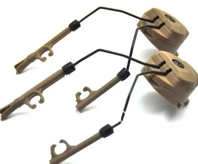 DLP Tactical Helmet ARC Rail Adaptor Set for Peltor Comtac Headset