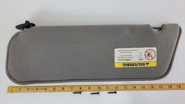 Солнцезащитный козырек со стороны пассажира для грузовика Mazda B-3000 2002 года с зеркалом серый с винтами - Изображение 3 из 4