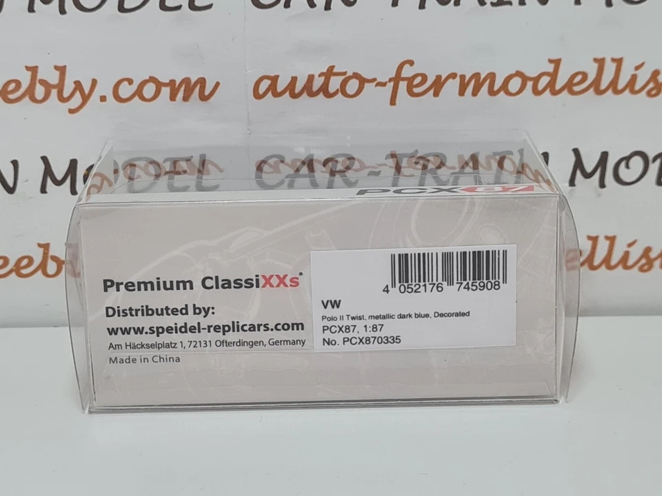 Volkswagen Polo II Twist metallic dark blue PCX87 - 1:87 1/87 - Immagine 4 di 4