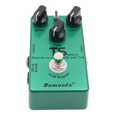 【弦のおまけ付き】Demonfx TS808DX クローン DemonFx TS Green Guitar Overdrive Distortion Screamer On TS9 TS808