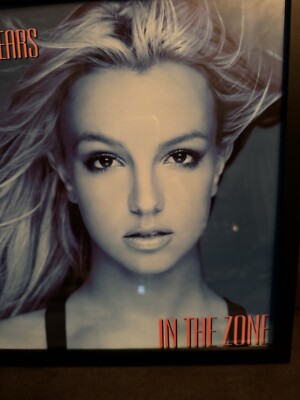 Britney Spears in The Zone 12 X 17.5 Promo Flat Poster Rare 2003