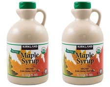 Kirkland Signature Organic Maple Syrup 100 Pure Grade A 2 Pack