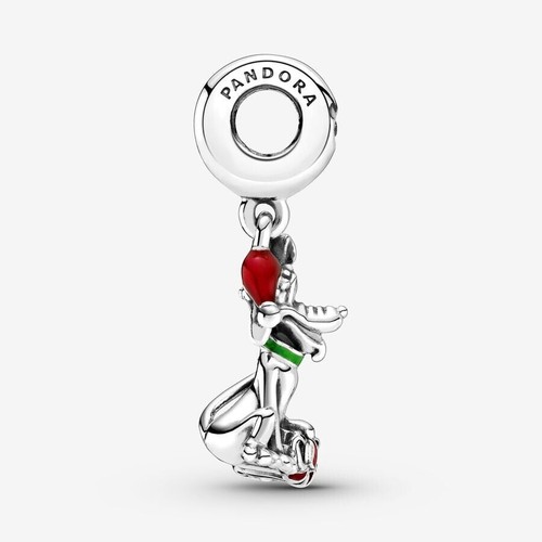 Original PANDORA Disney Pluto Weihnachtsgeschenk Charm Anhänger - Bild 3 von 5