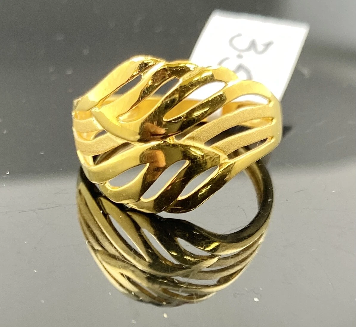 New pattern gold ring clearance