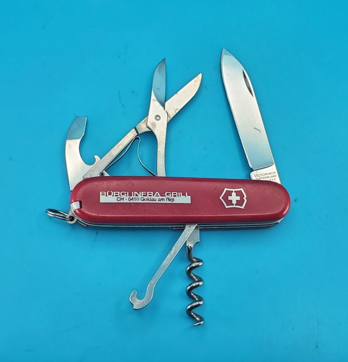 Victorinox Compact Swiss Army Knife Multi Tool 91mm Red! eBay