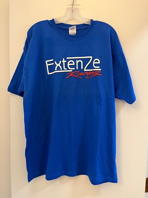 Extenze Racing Extenze Racing - Blue T Shirt, Size XL NASCAR | eBay