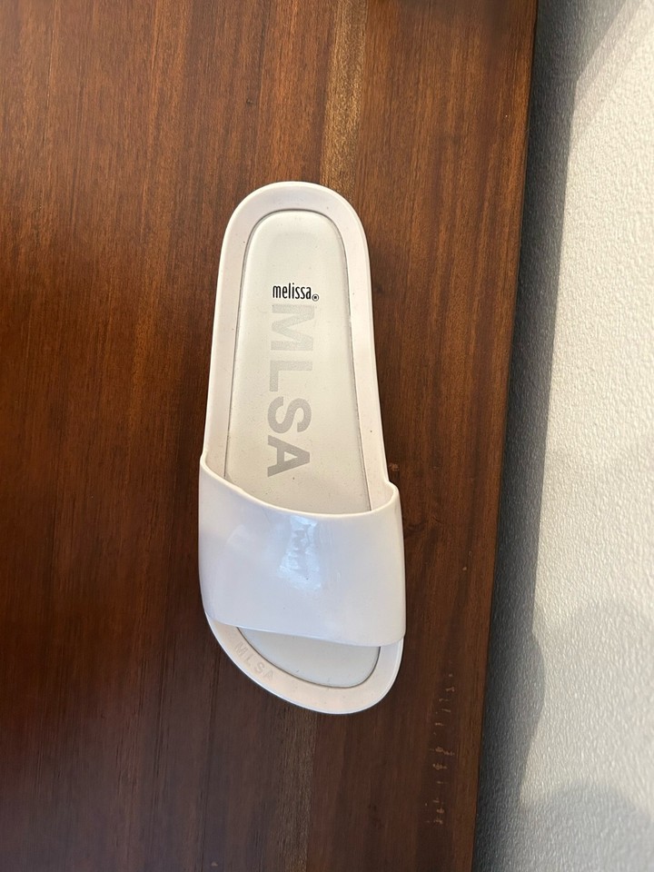 Melissa jelly sandals, women's size 8; white; brand new with bag. eBay