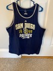 San Diego Padres Majestic Tank Top Mlb Baseball Large