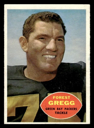 1960 TOPPS FORREST GREGG 56 EXMT RC FOOTBALL GREEN BAY PACKERS