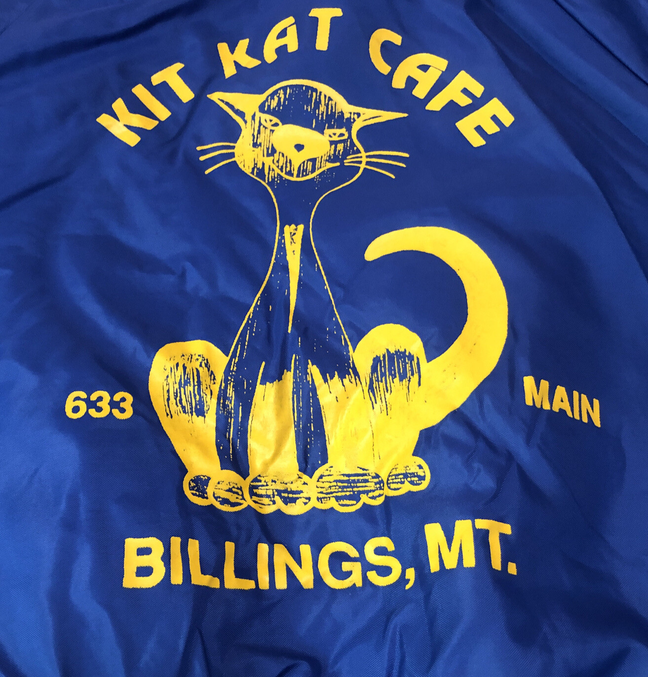 Vintage Eagle Athletic Manufacturing Mens M USA Kit Kat Cafe Billings