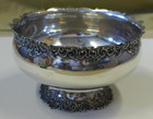 Large Antique Whiting 5730 Sterling Silver Footed Centerpiece Bowl 9x5.25", 723g