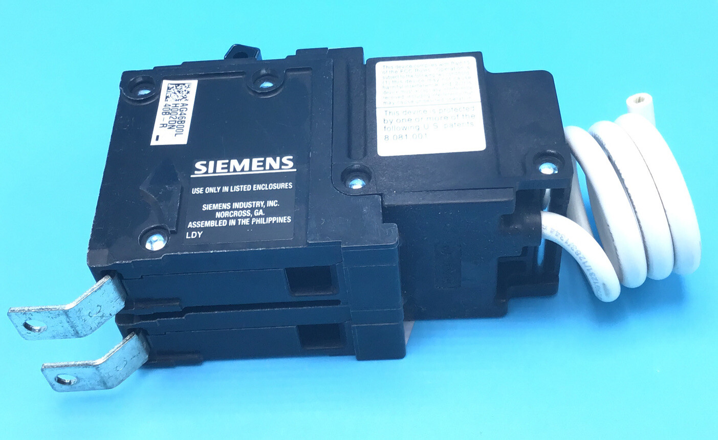 New Circuit Breaker Siemens BF240 40 Amp 2 Pole 10kA Bolt On GFCI ...