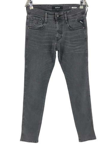 REPLAY Anbass Powerstretch Denim, Jeans Uomo, 009 Blu Medio 603, 33W / 30L