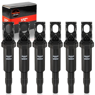 6x ignition coil For 0221504470 Bosch BMW 325i 328i 335 525 528 530 535 X3 X5 X6