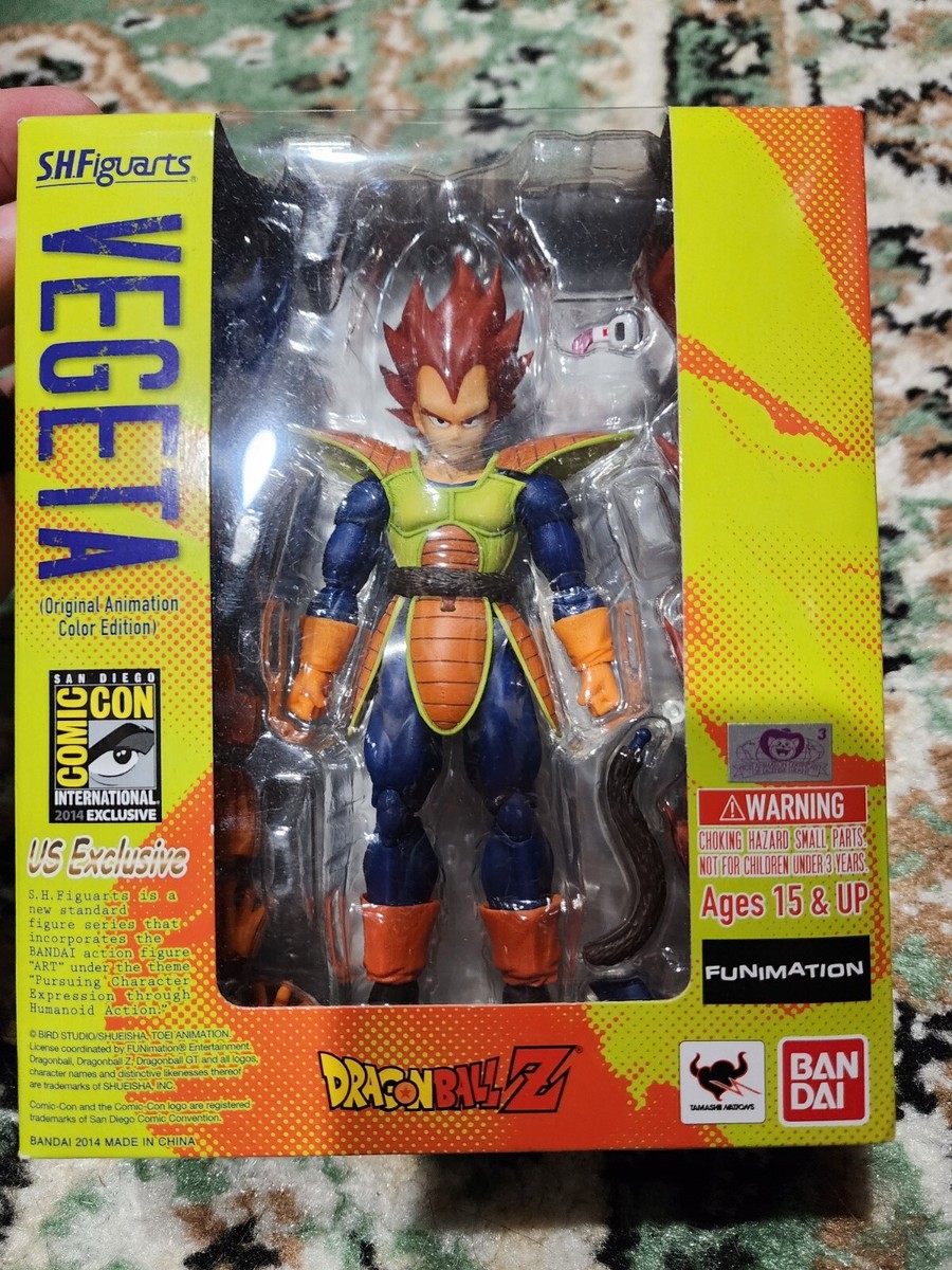SEALED* 2014 SDCC EXCLUSIVE S.H Figuarts Vegeta Bandai