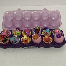 Hatchimals With Eggs In Purple Crate Qty 12 Pre loved