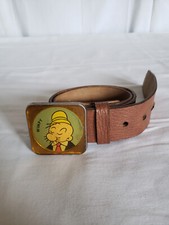 Lee N.Y. vintage Popeye Wimpy belt buckle belt size 18-22