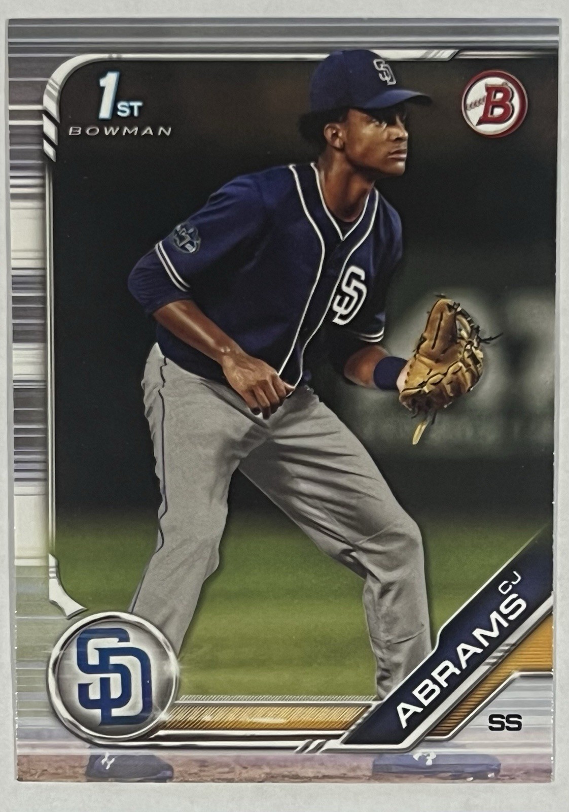 2019 Bowman Draft CJ Abrams 1st Bowman RC #BD-85 Washington Nationals