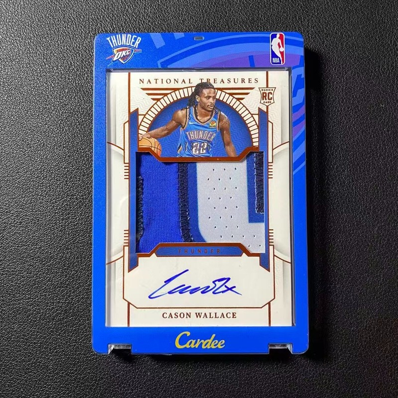 2023-24 Panini National Treasures Cason Wallace RPA Patch Auto RC