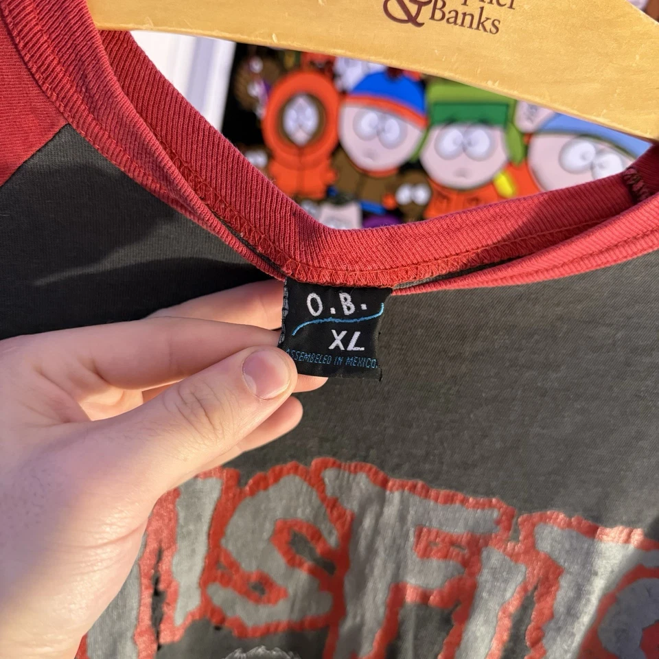 Camiseta Misfits Raglan Band 1999 vintage Foto 3 de 3