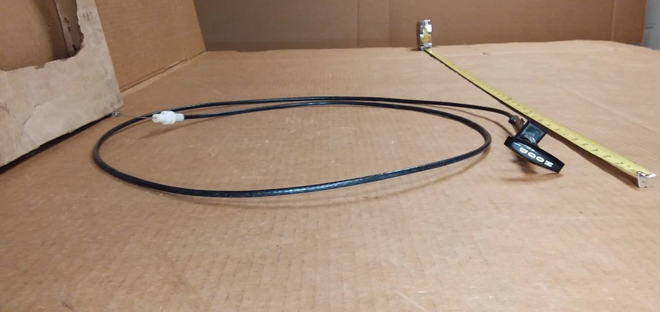 Nuevo de Lote Antiguo 73 74 75 76 Buick LeSabre Electra Riviera Capucha Liberación Cable y Mango Conjunto Foto 3 de 4