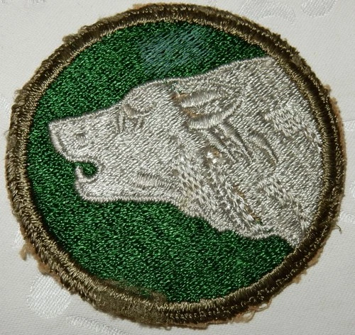WW2 ERA US ARMY 104th INFANTRY DIVISION PATCH USA UNITED STATES MILITARY BADGE
