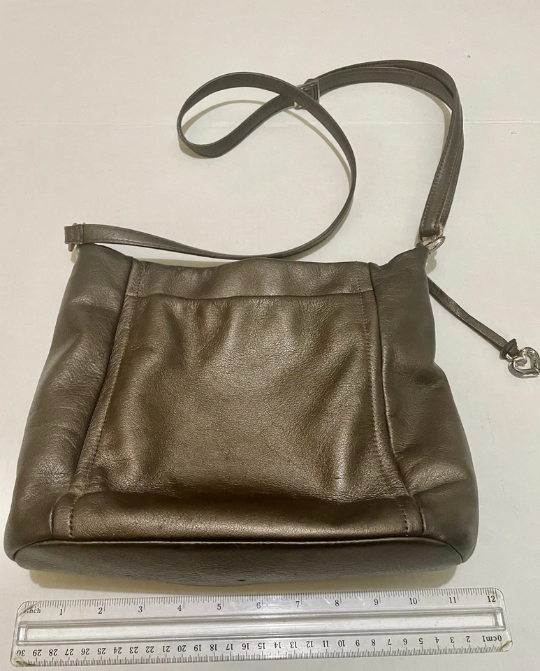 BRIGHTON PEWTER RARE ANJULINA ANJU CROSSBODY MASTERPIECE  JEWEL EMBELLISHED    - Image 2 of 4