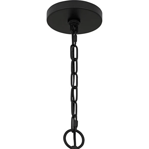 Matte Black  Chandelier from the Lockery Collection - Picture 6 of 6