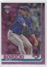2019 Topps Chrome Pink Refractor Ryan Borucki #187 a5n