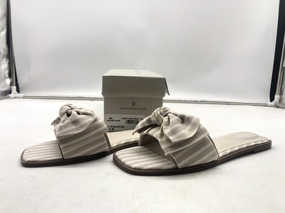 Bandolino Women s Violeta 2 Light Natural Slide Sandals Shoes Size 7.5 M New *