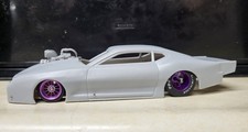 1/24 Blown 2020 pro mod Camaro body and bare no bar chassis Drag no wheels