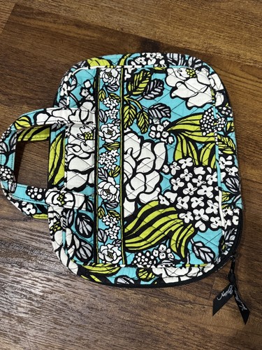 ❤️ Vera Bradley Island Blooms Good Book Bible Cover Floral Blue Green bag